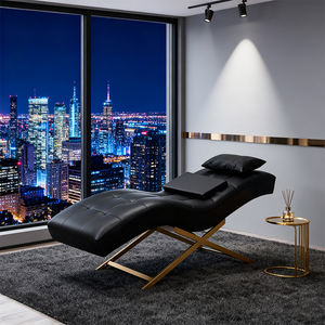 Individuelle Farbe Luxus Spa Wimpern-Welle Memory-Schaum Spa Geschwungene Auflage S-Förmige Verstellbare Massageliege Bett Modernes Design für Hotels - Product Image 4