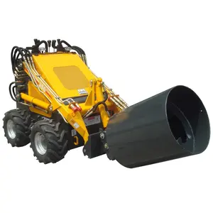 Mini skid steer cargadora de ruedas para la venta en la india