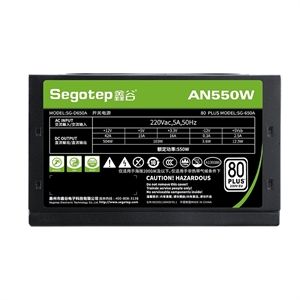 <span class=keywords><strong>Segotep</strong></span> AN550W PSU แบบแยกส่วนเต็มรูปแบบสำหรับพีซีเกมแหล่งจ่ายไฟสลับพลังงาน - Product Image 4