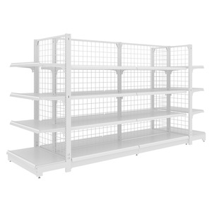 Rd Supermarket Shelves 4 Tier Grid White Heavy Duty For Store And Home Use - Product Image 2