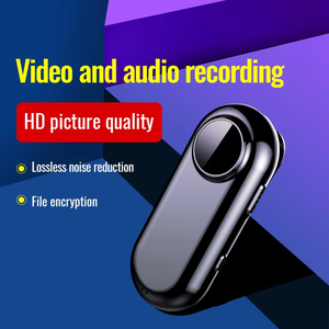 Mini Clip On Portable Dual Function Recorder Synchronous Video Audio Capture One Click Operation Noise Reduction <b>Device</b> - Product Image 3