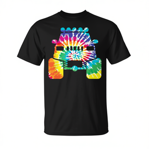 Camiseta Tie Dye Monster Truck 4x4 para Adultos, Unisex, Cuello Redondo, Manga Corta, Diseño Promocional - Product Image 2