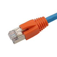 Connecteur Cat7 de haute qualité avec 3 bottes de prise modulaire Rj45 pour une utilisation en réseau d'équipement à fibre optique