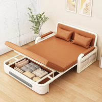 Canapé-lit pliable et rétractable compact, lit simple multifonctionnel pour petit balcon, meubles de salon