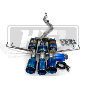 Échappement sport en alliage de titane pour <span class=keywords><strong>Honda</strong></span> Civic Type-R FK8, échappement sport amélioré avec commande électronique des valves - Product Image 1