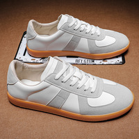 Baskets à la mode Baskets Chaussures Blanc Printemps Marche Style Mode Homme Chaussures en daim