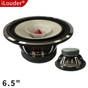 Nhà Máy OEM Trắng 6.5 Inch Midbass Horn Loa Xe Âm Thanh 6.5 "Loa Với Bullet