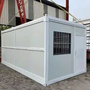 Casa pré-fabricada portátil construção rápida 20ft modular dobrável recipiente casa 40ft camping dobrável pequeno minúsculo recipiente casa casa