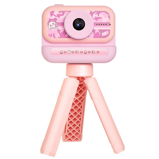X6 1080P HD Camcorder Digital Kid Camera Cute Cat Children's Camera Toys Kids Selfie Toddler Child Kids Camera with Tripod Stand