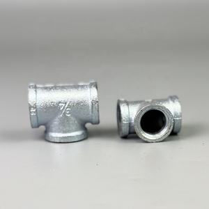 Industry Gi Pipe Fitting Herramientas de plomería Hot Galvanized Maleable Iron Pipe Fitting Tee - Product Image 2