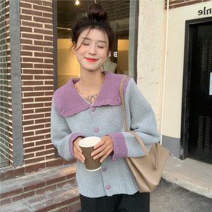 Wholesale Women Knitwear Sweater High Quality <strong>Ladies</strong> Long Sleeve Button <strong>Cardigan</strong> for Girls <strong>Christmas</strong> Sweater - Product Image 4