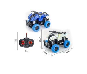 Giocattoli per auto della <span class=keywords><strong>polizia</strong></span> a batteria fuoristrada 27MHz telecomando 4CH scala 1:30 per bambini - Product Image 4