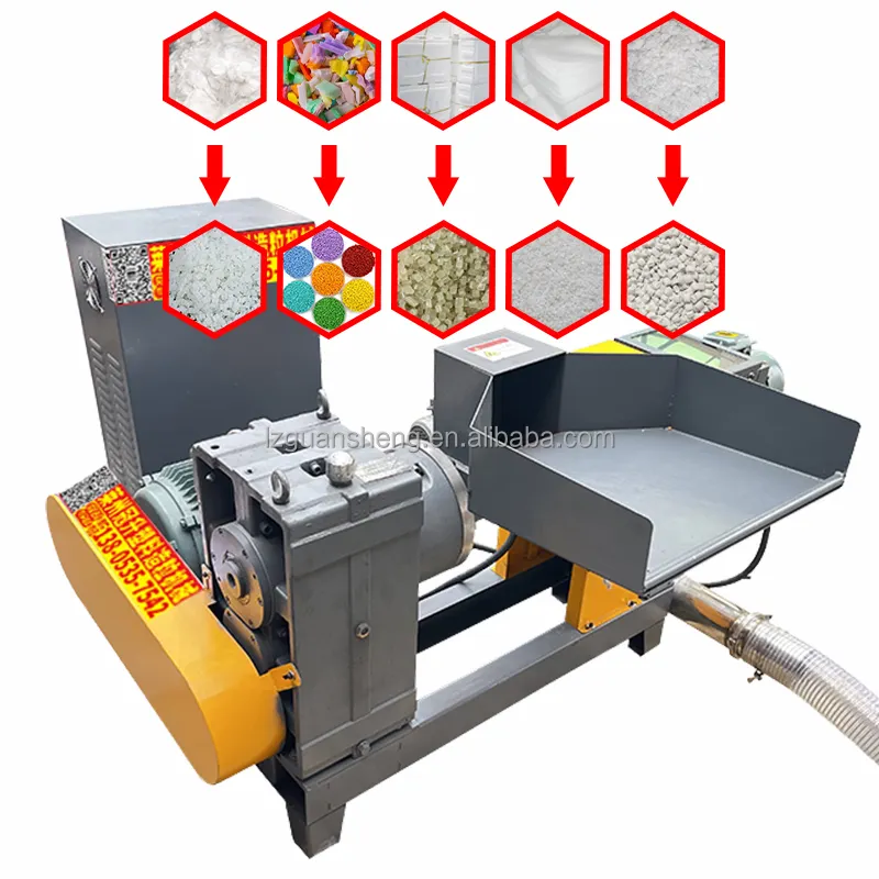 Combien coûte l'achat d'un granulateur de recyclage de plastique? Machine de granulation refroidie par air de protection de l'environnement