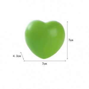 Juguete de Descompresión de Espuma de PU con Logotipo Personalizado, Pelota Colorida en Forma de Corazón, Esponja Sólida de Poliuretano en Forma de Durazno para Ayuda en Donación de Sangre - Product Image 2