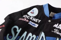 Veste bomber vintage personnalisée en gros, style varsity, grande taille, avec patch brodé, streetwear pour hommes