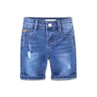 Hot Selle Hoge Kwaliteit Kids Jongens Mode Jeans Broek Ontwerp 1-14 Jaar Stretch Film Oude Regular Fit Peuter jongens Korte Jeans