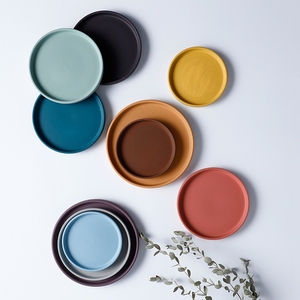 Macetas de Cerámica Cilíndricas para Plantas y Flores, <span class=keywords><strong>Color</strong></span> Rojo, Rosa, <span class=keywords><strong>Blanco</strong></span>, Amarillo, Verde, Marrón, Gris, de 3, 4, 5, 6 y 8 Pulgadas, para Hogar y Jardín - Product Image 5