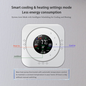 เทอร์โมสตัทอัจฉริยะแบบสัมผัส ควบคุมผ่าน WiFi รองรับ <span class=keywords><strong>Alexa</strong></span> สำหรับควบคุมอุณหภูมิห้องและปั๊มความร้อน - Product Image 6