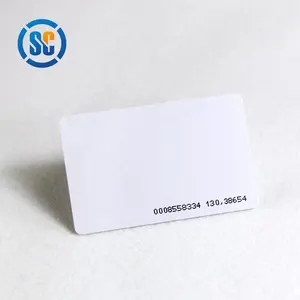 Las impresoras de inyección de tinta al por mayor pueden personalizar la impresión usando tarjeta blanca de PVC recubierta de tela Tarjeta blanca
