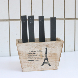 Etiquettes en forme de flèche, ensemble de 4 étiquettes de plantes en <span class=keywords><strong>ardoise</strong></span> réutilisable avec craie en pierre à savon - Product Image 5