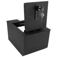 Boîte de sécurité pour camion robuste de commande en gros pour console centrale Toyota 4Runner SUV-Coffre-fort de voiture avec double serrure à clé