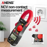 Multimètre à pince professionnel ANENG ST170, courant AC 500A, True RMS, détection NCV avec rétroéclairage pour la maintenance électrique