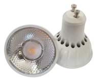 Spot LED GU10 intelligent Benory 24V 8W CRI95 PWM dimmable D50mm Loxone Tree GU10 KNX DALI pour maison connectée