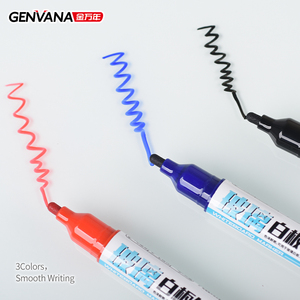 <span class=keywords><strong>Marqueur</strong></span> pour tableau blanc Genvana, vente en gros d'usine, grande capacité, encre effaçable à sec, pointe ronde, logo personnalisé, rechargeable - Product Image 4