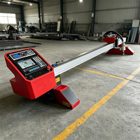 Une machine de découpe plasma et à flamme CNC mini-portique hautement flexible, adaptée aux opérations continues de découpe de tôles métalliques.