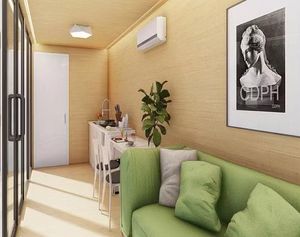 YINGRUI 20 pies 40 pies al aire libre moderno Popular casa prefabricada casa pequeña casa de trabajo móvil Oficina Pod Apple cabina - Product Image 5