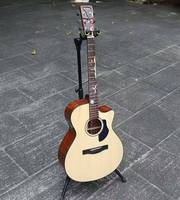Guitare acoustique de 41 pouces avec table en épicéa, finition brillante, qualité supérieure, personnalisable, vente en gros, fabriquée en Chine (TGC-3)