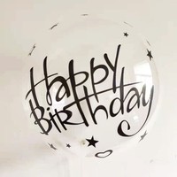 Ballons autocollants Bobo gonflables à hélium, Transparent, en Pvc, 10, 18 et 24 pouces, décore fête d'anniversaire et mariage, DIY, 1 pièce