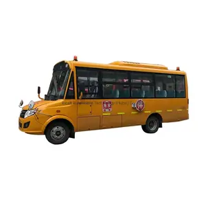 Dongfeng 4X2 Nieuwe 11-36 Zitplaatsen Kinderen Bus Gele Lange Neus 5M Schoolbus Voor Kinderen