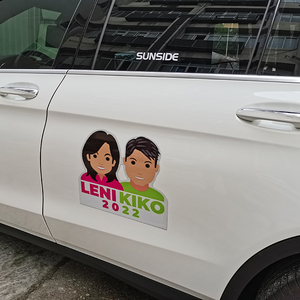 Etiqueta magnética personalizada resistente a la intemperie <span class=keywords><strong>para</strong></span> automóviles y camiones Señal magnética personalizada impresa UV - Product Image 2