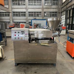 Presse à huile spirale automatique en acier inoxydable 6YL-80, durable, nouvelle, garantie 1 an, marque Dingsheng, capacité 100 kg/h, directement de l'usine - Product Image 1