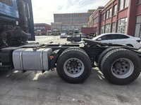 Camion tracteur d'occasion bleu 6x4 460HP ZF 16 vitesses manuel toit haut FOTON Auman ETX 2018 remis à neuf officiellement garantie 6 mois