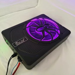 1200W auto Audio attivo <span class=keywords><strong>Subwoofer</strong></span> con amplificatore e tubo per basso 10 pollici telaio in alluminio Single Coil DC 12V altoparlanti per auto - Product Image 6