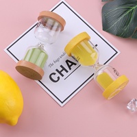Minuteur de sable éducatif en forme de fruits colorés personnalisés pour l'apprentissage et la relaxation des enfants