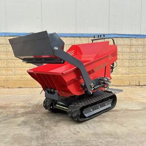 Woer Forestry Machineryカスタマイズされた小型クローラーダンパーローダー付き小型ラバートラックダンパートラック - Product Image 1