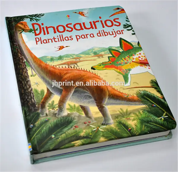 OEM professional printing factory hardcover cheap dinosaur encyclopedia children book