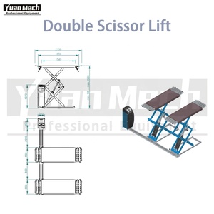 Elevador de tijera eléctrico DL30FNS de fábrica, elevadores estacionarios <span class=keywords><strong>para</strong></span> automóviles <span class=keywords><strong>para</strong></span> <span class=keywords><strong>equipos</strong></span> de <span class=keywords><strong>taller</strong></span> mecánico - Product Image 6