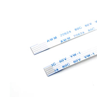 FFC/FPC Flat Cable Flexible Flex Cable 0.5mm/1.0mm 4/5/6/7/8P Pitch AWM 20624 80C 60V VW-1 FFC Cable