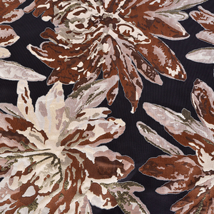 JSB82 Tela Jacquard de Poliéster de Lujo, Sin Pedido Mínimo, Diseño Floral Personalizado, <span class=keywords><strong>Brocado</strong></span> Jacquard, Tejido Metálico para Trajes de <span class=keywords><strong>Hombre</strong></span> - Product Image 3