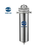 HONG HUI Produk Baru TUS-10C Penyaring Air Baja Tahan Karat Penyaring Pemurni Air Alkali Rumah Filter