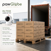 Jouet laser intelligent pour chat d'intérieur, interaction et jeu, OEM ODM, marque privée, vente en gros et au détail, fournitures pour animaux de compagnie PawGlobe