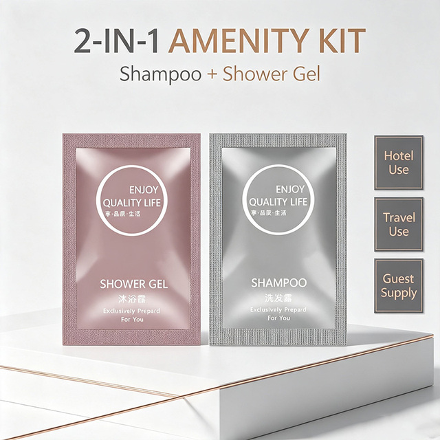 Disposable Travel Size Oil Control Long Lasting Fragrance Shampoo Shower Gel Sachets Cosmetic Grade Hotel Homestay Amenities