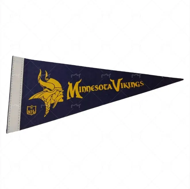 Custom High Quality Vintage Minnesota Vikings Pennant Approx Great Condition See Pics NFL