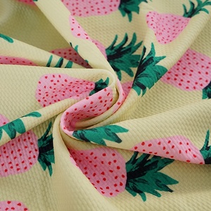 ไม่มี MOQ ที่กำหนดเองกระสุนผ้าพิมพ์ดิจิตอลลิเวอร์พูลถักผ้าโพลีเอสเตอร์สำหรับโบว์ - Product Image 3