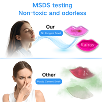 Mini-compresse de gel en forme de lèvres avec logo personnalisé, thérapie chaude et froide réutilisable, soulagement de la douleur et des cernes, certifiée CE, ODM/OEM