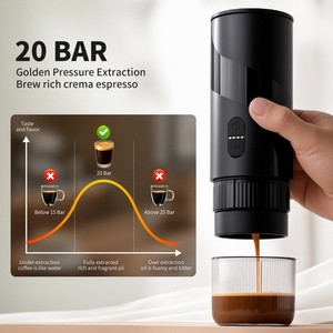 Cafetera Espresso Portátil 2 en 1, 20 Bares, Máquina Eléctrica de Mano para Viajes, Campamentos y Oficina, Preparación Rápida de Café Cremoso - Product Image 4